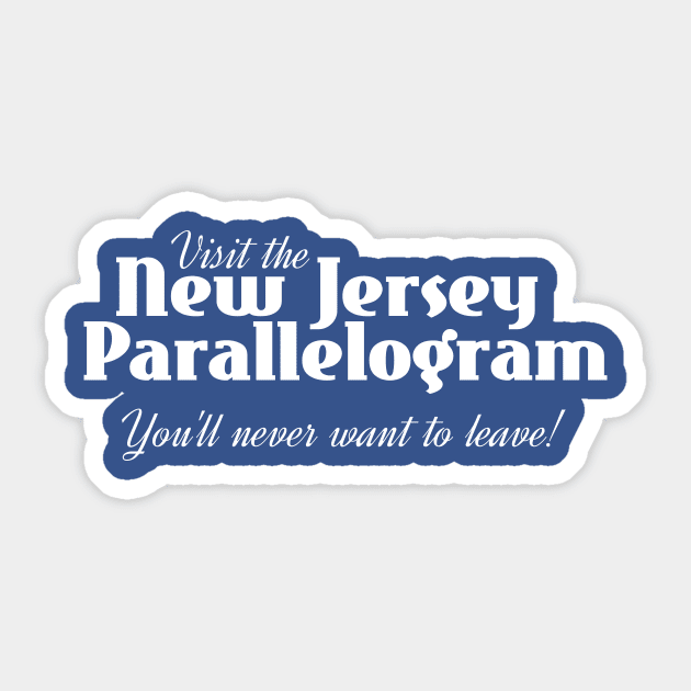 Visit the New Jersey Parallelogram! Sticker by GB World Hub